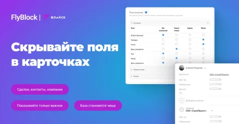 Скрытие полей и запрет редактирования FlyBlock от Флайск, изображение 2