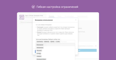 Tager | CatCode | Блокирока тегов, изображение 2