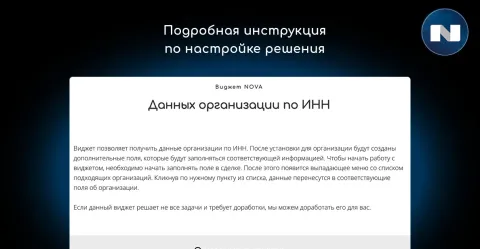 DaData и ИНН (реквизиты организации) от NOVA, изображение 3