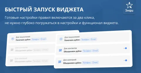 Поиск дублей контактов и компаний от Emfy, изображение 2