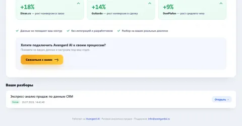 Avangard AI - аналитика продаж, изображение 3