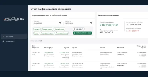 Экскалибур.Модуль: Платежи, изображение 2