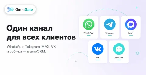 OmniGate (Telegram, WhatsApp, MAX, ВКонтакте), изображение 2