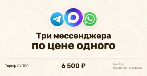 CHATPUSH — МЕССЕНДЖЕРЫ ДЛЯ ТОПОВЫХ ПРОДАЖ, изображение 2