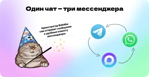 WABABA — чаты WhatsApp, Telegram и MAX для amoCRM, изображение 2