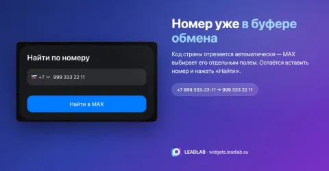 Написать в MAX - от LEADLAB, изображение 2